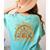 One Thankful Math Teacher Thanksgiving Autumn Fall Rainbow Women's Comfort Colors T-Shirt Back Print Chalky Mint