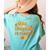 One Thankful PE Teacher Thanksgiving Fall Autumn Groovy Women's Comfort Colors T-Shirt Back Print Chalky Mint