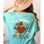 One Thankful PE Teacher Turkey Thanksgiving -Adults & Kids Classic Fit Polyester 100 Short Sleeve Women's Comfort Colors T-Shirt Back Print Chalky Mint
