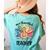 One Thankful Teacher Turkey Pencil Thanksgiving Teachers Women's Comfort Colors T-Shirt Back Print Chalky Mint