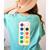 Paint Palette ArtSet Halloween Costume For Teachers Students For Men Women Kids Women's Comfort Colors T-Shirt Back Print Chalky Mint