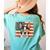 Patriotic Boston Terrier Dog Lover USA Flag 4th Of July For Men Women Kids Women's Comfort Colors T-Shirt Back Print Chalky Mint