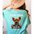 Personal Stalker I'Ll Follow You Wherever You Go Yorkie Women's Comfort Colors T-Shirt Back Print Chalky Mint