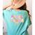 Physical Education Halloween Bow Checkered Teacher Ghost PE Women's Comfort Colors T-Shirt Back Print Chalky Mint