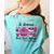 Preschool Teacher In October We Wear Pink Breast Cancer Women's Comfort Colors T-Shirt Back Print Chalky Mint