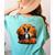 Pumpkin Boston Terrier Costume On Boston Terrier Halloween Women's Comfort Colors T-Shirt Back Print Chalky Mint