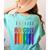 Rainbow Roygbiv Kids Artist Costume Art Teacher Women's Comfort Colors T-Shirt Back Print Chalky Mint Rainbow Roygbiv Kids Artist Costume Art Teacher Women's Comfort Colors T-Shirt Back Print Chalky Mint