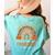 Rainbow I Teach The Cutest Pumpkins Kindergarten Teacher Men Women Women's Comfort Colors T-Shirt Back Print Chalky Mint