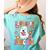 Read More Books Groovy Halloween Teacher Women Women's Comfort Colors T-Shirt Back Print Chalky Mint