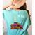 Reading Books Librarian Reader Nerd I'm Ok Teacher School Women's Comfort Colors T-Shirt Back Print Chalky Mint