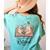 Retired 2025 A New Chapter Begins Retirement Teacher Book Women's Comfort Colors T-Shirt Back Print Chalky Mint