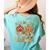 Retro Fall In Love With Learning Autumn Pumpkin Teacher Kids Women's Comfort Colors T-Shirt Back Print Chalky Mint