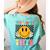 You Got This Retro Smile Motivational Testing Day Teacher Women's Comfort Colors T-Shirt Back Print Chalky Mint