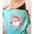 Santa Favorite Teacher Shirt Teacher Christmas Women's Comfort Colors T-Shirt Back Print Chalky Mint