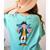 Six Seven 6 7 7 6 George Washington Teacher American Women's Comfort Colors T-Shirt Back Print Chalky Mint