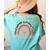 Special Education Shirt Teacher SPED Leopard Boho Rainbow Women's Comfort Colors T-Shirt Back Print Chalky Mint