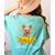 Sunflower Yorkie Mom Dog Lover Women's Comfort Colors T-Shirt Back Print Chalky Mint