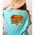 Super Teacher's Assistant Educational Superhero Women's Comfort Colors T-Shirt Back Print Chalky Mint