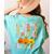 I Teach The Cutest Pumpkins In The Patch Teacher Women's Comfort Colors T-Shirt Back Print Chalky Mint