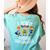 I Teach Superheroes Cute Back To School Teacher Women's Comfort Colors T-Shirt Back Print Chalky Mint