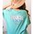 Teach Teacher Coquette Bow Pencil Back To School First Day Women's Comfort Colors T-Shirt Back Print Chalky Mint