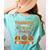 Teach Thanksgiving Teacher Thankful For My 1st Grade Turkeys Women's Comfort Colors T-Shirt Back Print Chalky Mint