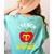 I Teach What's Your Superpower Superhero Teacher Women's Comfort Colors T-Shirt Back Print Chalky Mint
