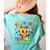 Teacher Back To School Color In Kindness Crayon Pencil Women's Comfort Colors T-Shirt Back Print Chalky Mint