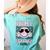 In My Teacher Era Groovy Tie Dye Back To School Cute Teacher Women's Comfort Colors T-Shirt Back Print Chalky Mint