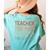 Teacher The Man The Myth The Legend School Holiday Teacher Women's Comfort Colors T-Shirt Back Print Chalky Mint Teacher The Man The Myth The Legend School Holiday Teacher Women's Comfort Colors T-Shirt Back Print Chalky Mint