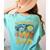 All Teachers Love Brains Shirt Teacher Halloween Tee Women's Comfort Colors T-Shirt Back Print Chalky Mint