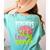 Teachers Love Brains Zombie Teacher Halloween Zombies Women's Comfort Colors T-Shirt Back Print Chalky Mint