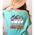 Team Preschool Boo Crew Halloween Teacher Student Costume Women's Comfort Colors T-Shirt Back Print Chalky Mint