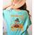Thankful Math Turkey Teacher Happy Thanksgiving Women's Comfort Colors T-Shirt Back Print Chalky Mint