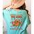 Thanksgiving Grammar Thankful English Teacher Fall Turkey Women's Comfort Colors T-Shirt Back Print Chalky Mint
