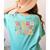 Tired Teachers Club Groovy Teachers Back To School Tee Women's Comfort Colors T-Shirt Back Print Chalky Mint