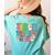 Tired Teachers Club Groovy Teachers Back To School Women's Comfort Colors T-Shirt Back Print Chalky Mint