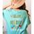 Toddler Negotiator Preschool Teacher Humor Babysitters Women's Comfort Colors T-Shirt Back Print Chalky Mint