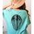 Trilobite Fossil Geology Teacher Student Geologist Women's Comfort Colors T-Shirt Back Print Chalky Mint
