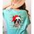 Ugly Xmas Sweater Santa Boston Terrier Dog Christmas For Men Women Kids Women's Comfort Colors T-Shirt Back Print Chalky Mint