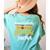 Unapologetic Dope Teacher African American Melanin Women's Comfort Colors T-Shirt Back Print Chalky Mint