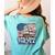 US History Teacher Boston Spilling The Tea Since 1773 Women's Comfort Colors T-Shirt Back Print Chalky Mint