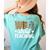 Wild About Teaching Teacher Teaching Back To School Women's Comfort Colors T-Shirt Back Print Chalky Mint