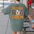 5th Grade Boo Crew Teacher Fifth Grade Halloween Women's Comfort Colors T-Shirt Back Print Moss