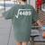 67 Meme Math Teacher Square Root 4489 Women's Comfort Colors T-Shirt Back Print Moss