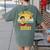 67 Meme Six Seven Bruh Retro Dabbing Teacher School Women's Comfort Colors T-Shirt Back Print Moss