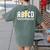 ABCD Teacher Women's Comfort Colors T-Shirt Back Print Moss ABCD Teacher Women's Comfort Colors T-Shirt Back Print Moss