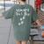 Adopt Animals Don't Shop For Them Women's Comfort Colors T-Shirt Back Print Moss