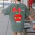 A Is For Apple Pre-K Kindergarten Teacher Student Women's Comfort Colors T-Shirt Back Print Moss