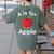 A Is For Apple Toddler Kindergarten Preschool Teacher Women's Comfort Colors T-Shirt Back Print Moss